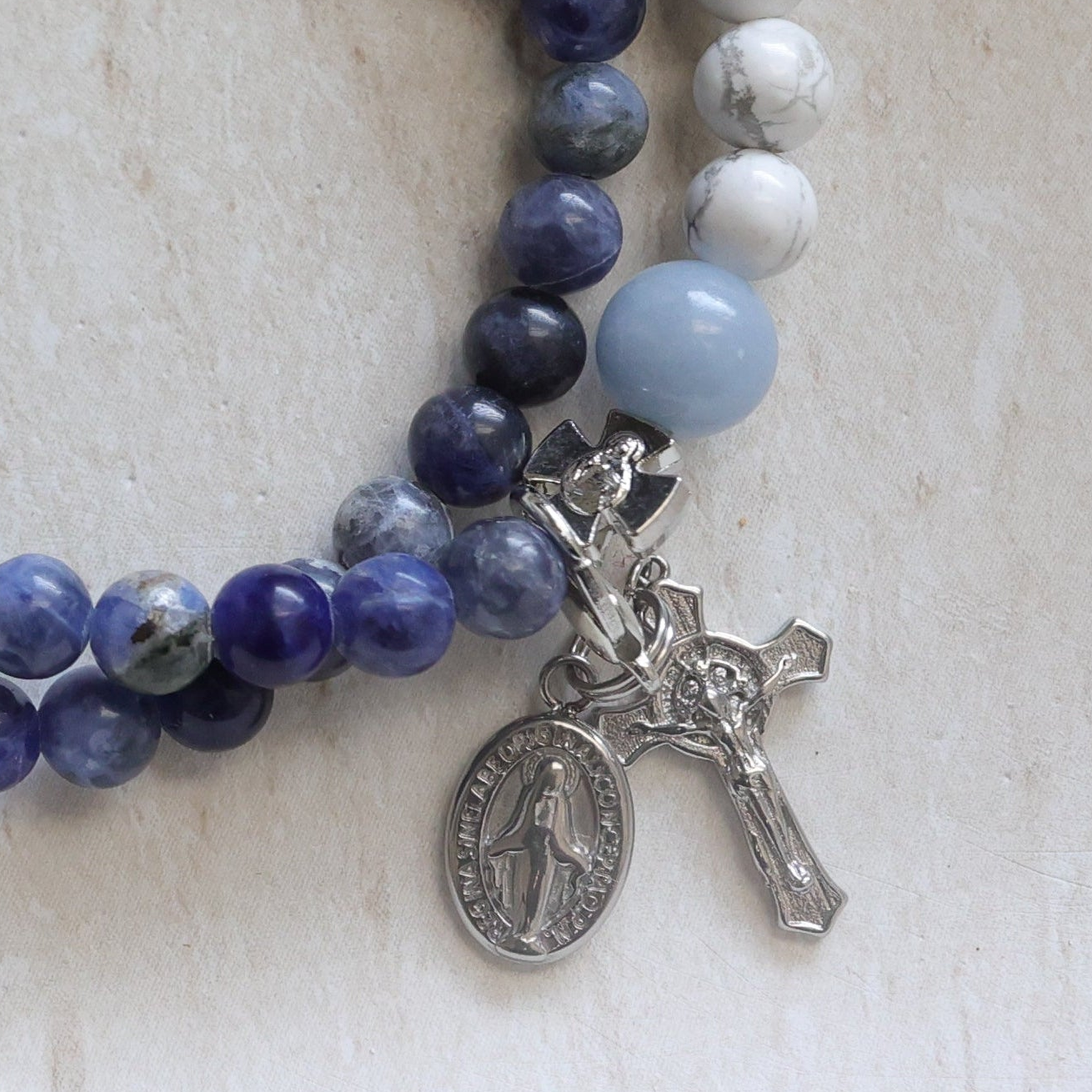Calcutta | Stretch & Wrap Rosary Bracelet