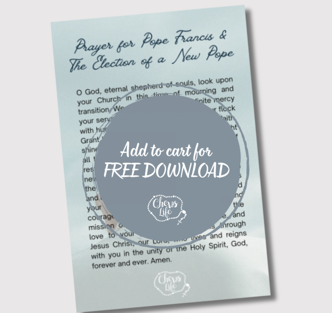 Prayer for Pope Francis and the Church