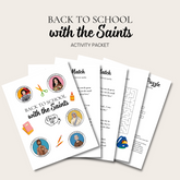 Saint Activity Packet | Back to School