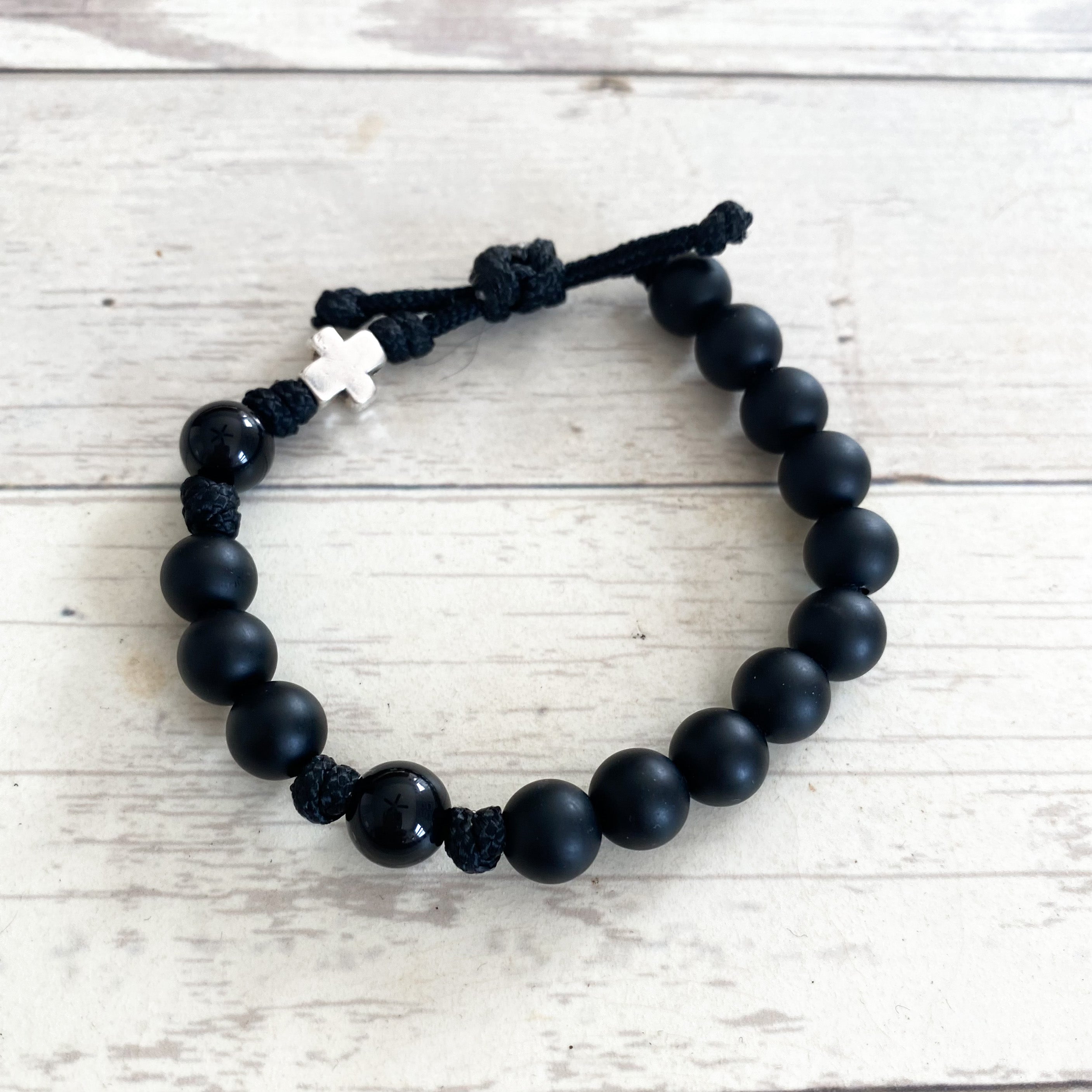 St. Bosco | Boy's Paracord First Holy Communion Decade Bracelet