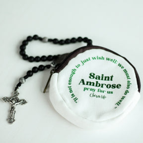Rosary Pouch | Saint Ambrose
