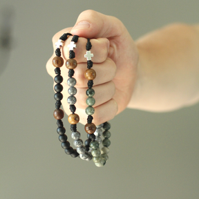 Aquinas | Paracord Rosary Decade Bracelet | One Size