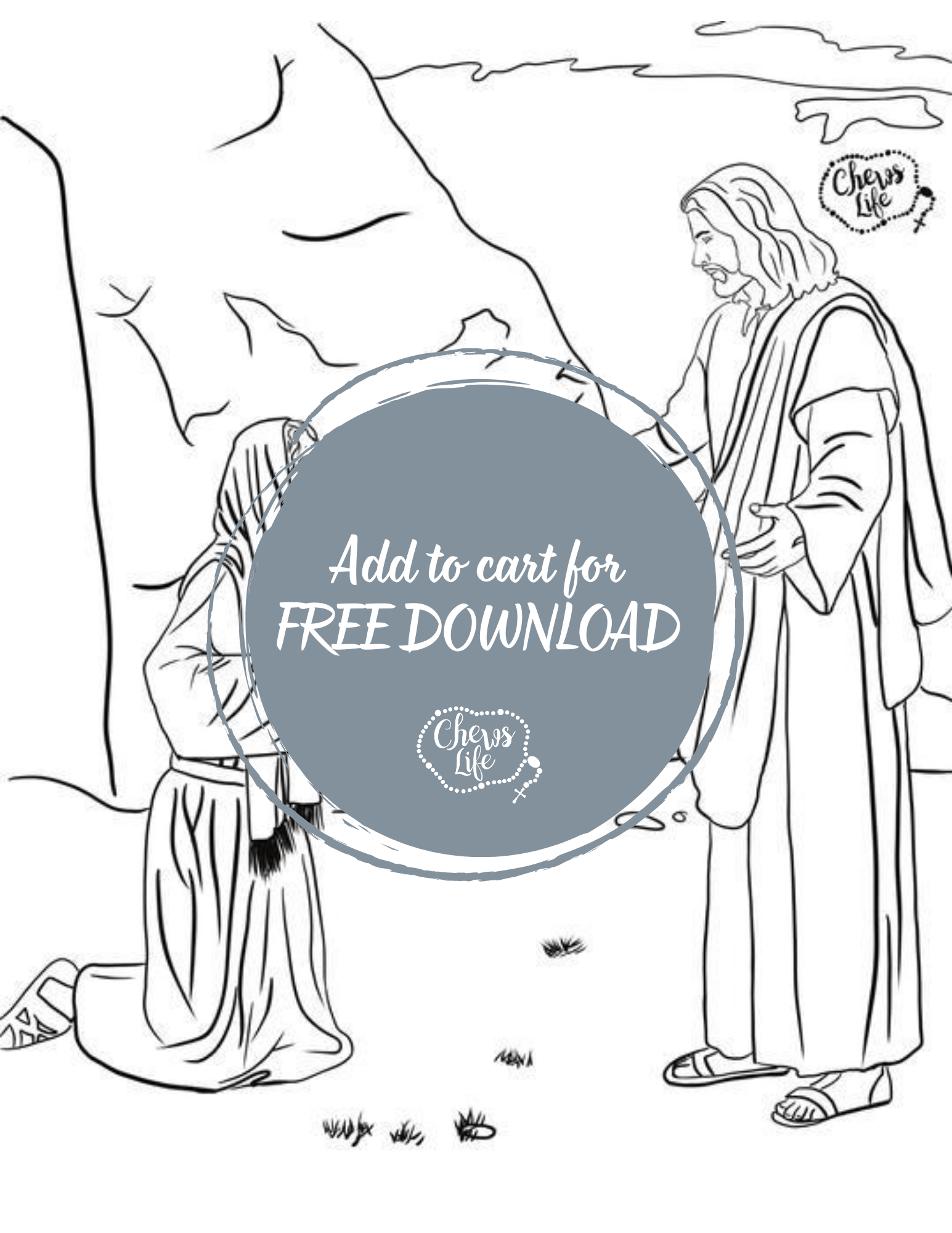 Coloring Pages - Glorious Mysteries of the Rosary