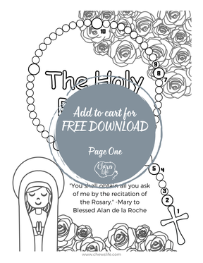 Coloring Pages - How to Pray the Rosary!