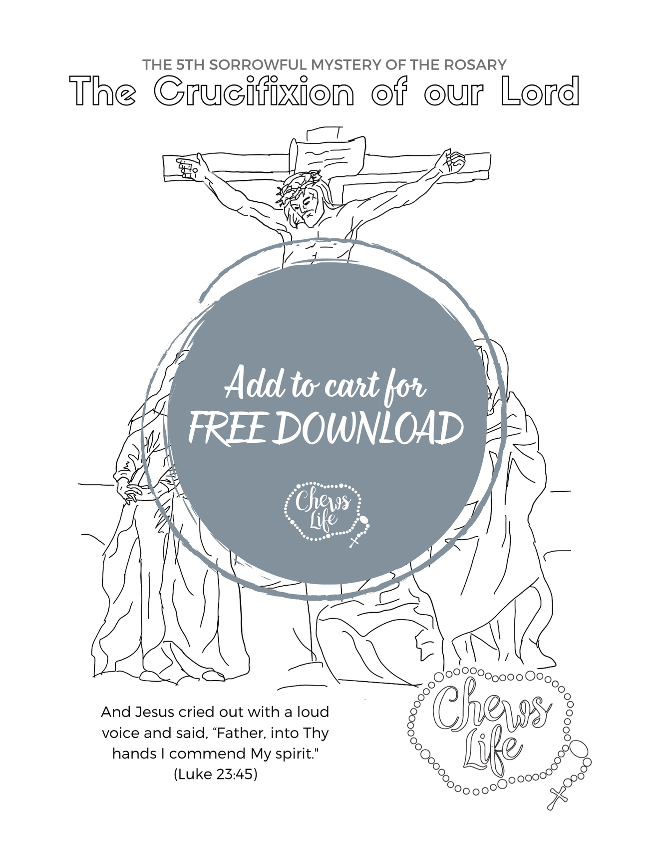 Coloring Pages Sorrowful Mysteries of the Rosary