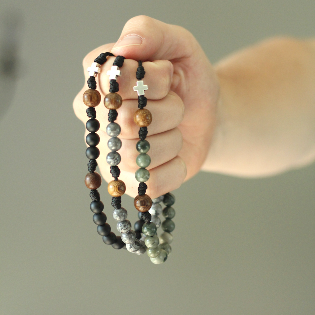 Columba | Paracord Rosary Decade Bracelet | One Size