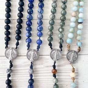 Immaculate Conception | Traditional Gemstone Rosary