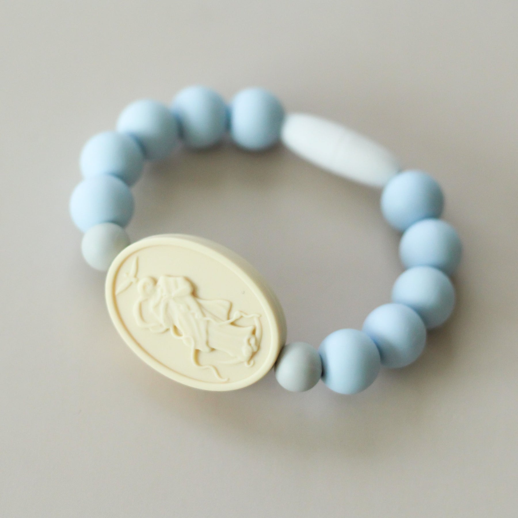 Immaculate Heart of Mary Saint Bracelet | | Light Blue