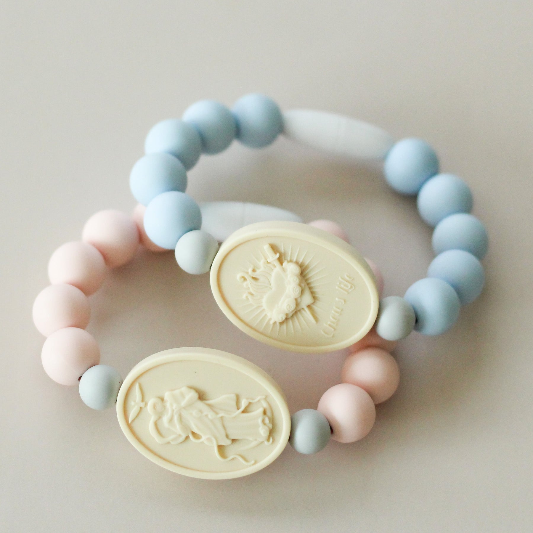 Immaculate Heart of Mary Saint Bracelet | | Light Blue