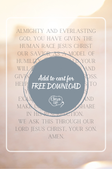 Lenten Prayer
