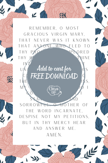 Memorare Prayer
