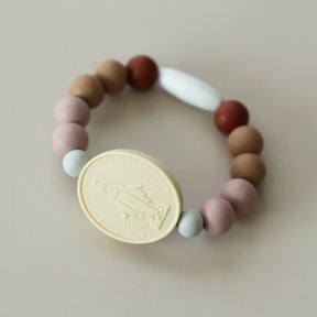 Miraculous Medal Saint Bracelet | Mixed Mauve