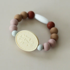 Miraculous Medal Saint Bracelet | Mixed Mauve