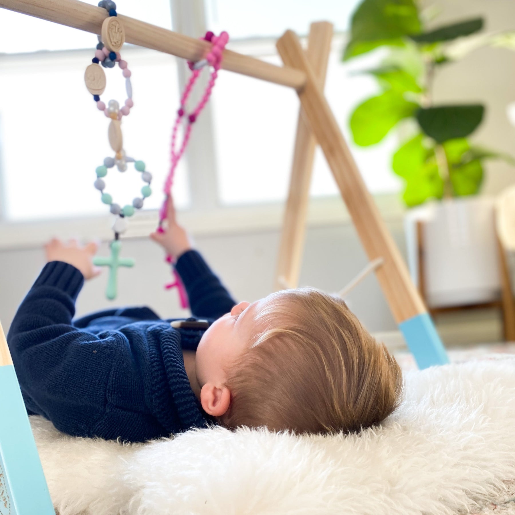 NEW | Wooden Baby Gym