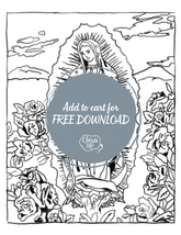 Our Lady of Guadalupe Coloring Page