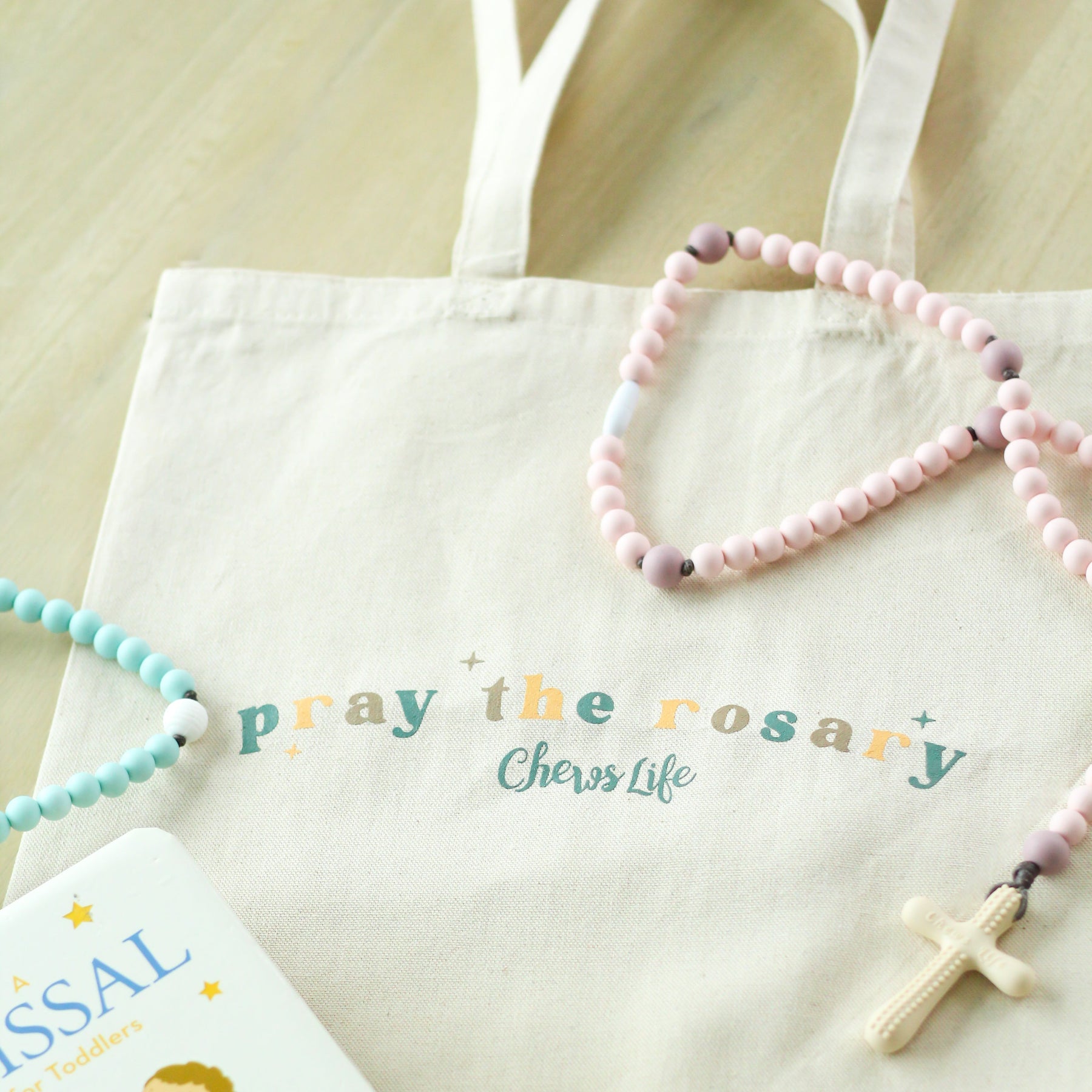 Pray the Rosary | Canvas Tote Bag
