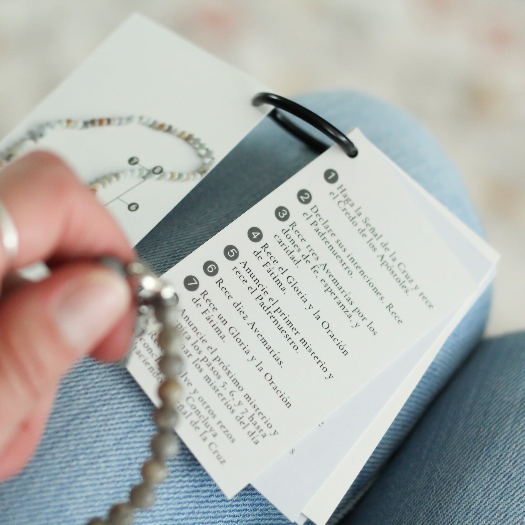 Rosary Prayer Cards | Spanish