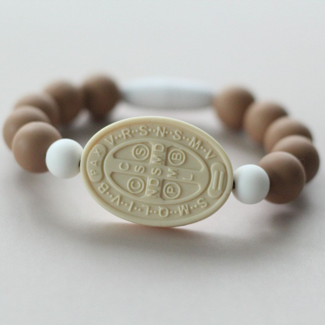 St. Benedict Saint Bracelet | Caramel