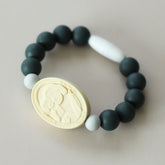 St. Joseph and St. Michael Saint Bracelet | Gray