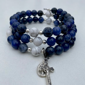 Immaculate Conception | Memory Wire Rosary Bracelet