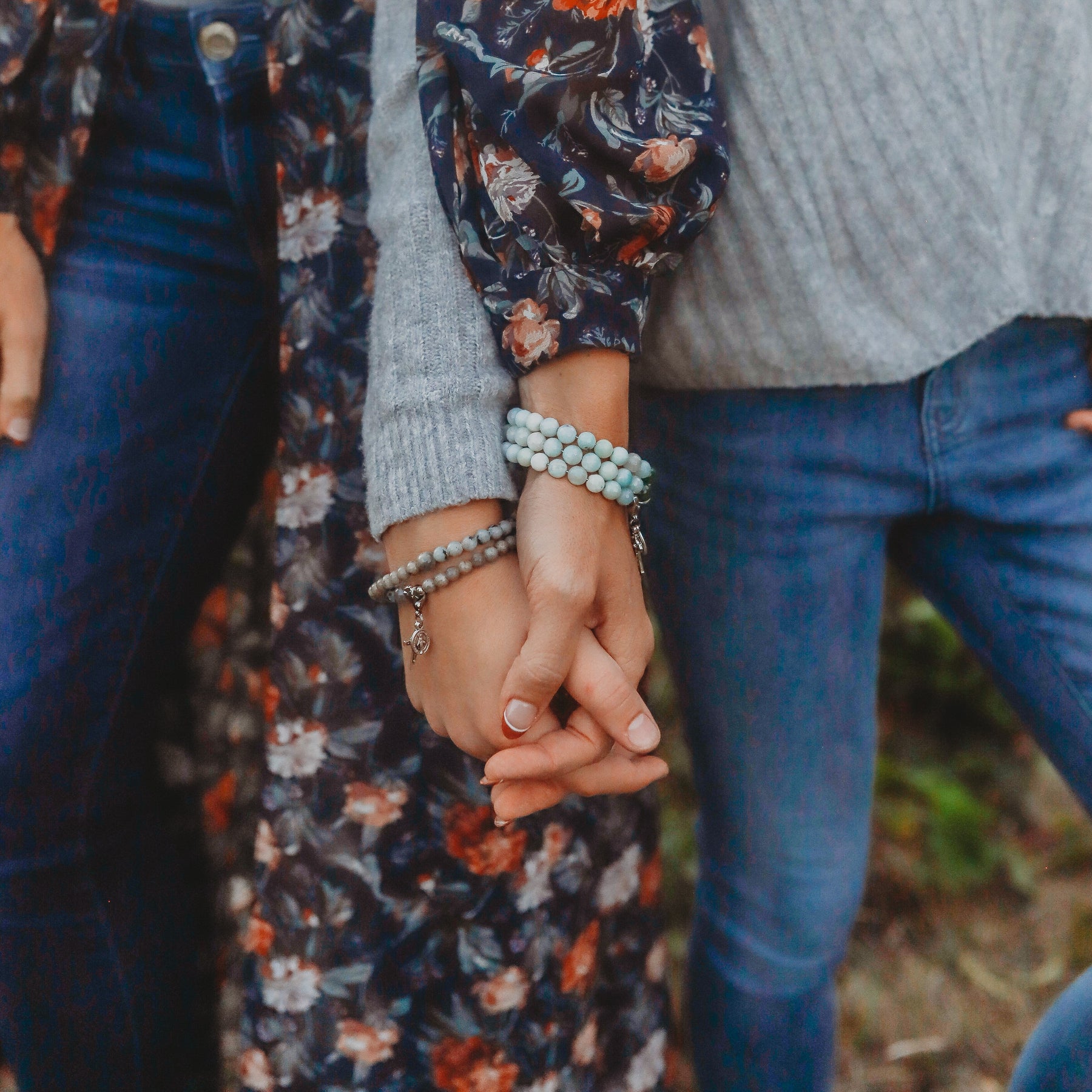 Our Lady of Loreto | Memory Wire Rosary Bracelet