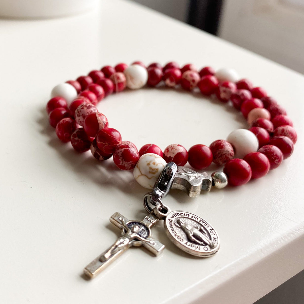 Freshwater Pearls Rosary Bracelet | Soul Healing Practice